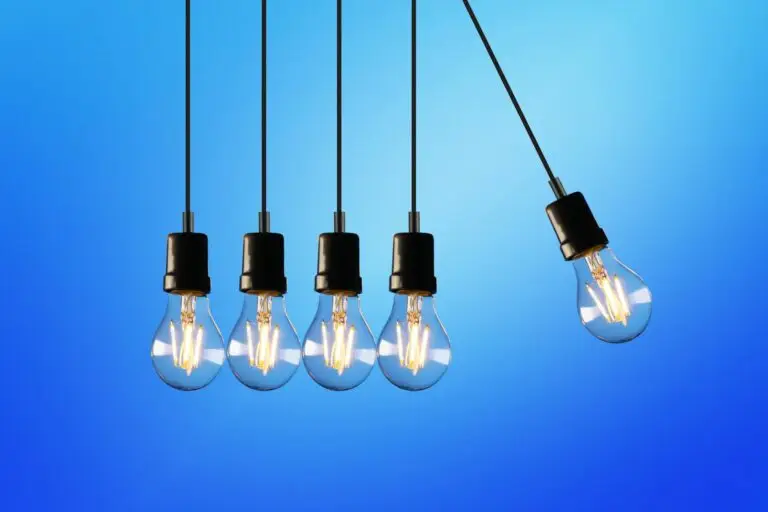 Five Bulb Lights power