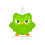 Angry Duolingo owl
